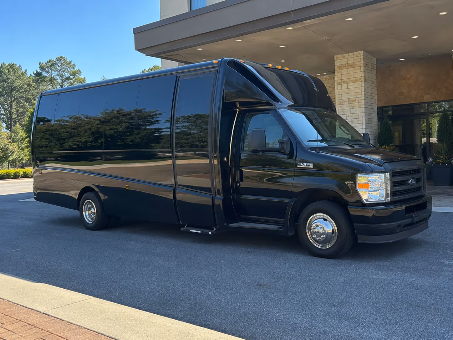 party buses with led lights built in bars and sound systems for middletown prom groups