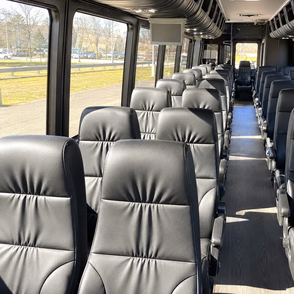 trenton spacious private event charter bus rentals in trenton