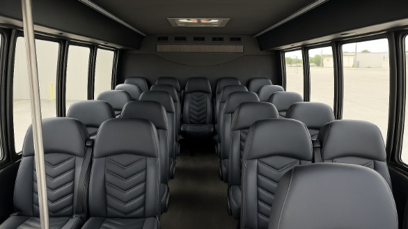 18 passenger minibus interior