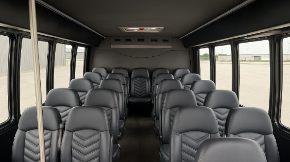 middletown 35 passenger minibus inside