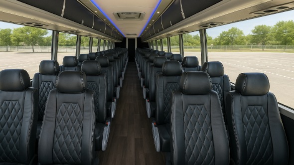 middletown 55 passenger charter bus rental