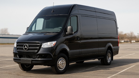 Exterior of Charter Bus Company Philadelphia's Sprinter Van Rental With Driver in Philadelphia
